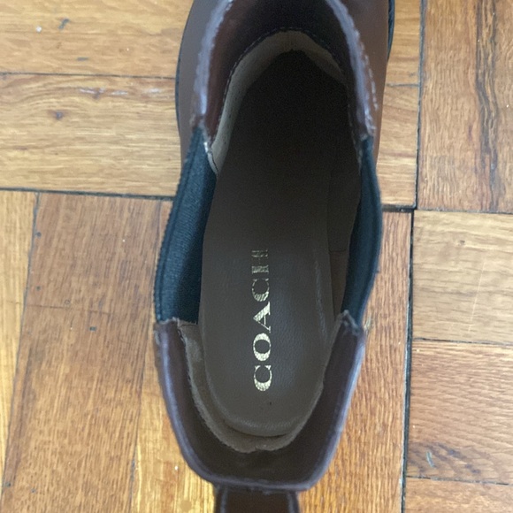 Never Worn Coach Maeve Brown Leather Chelsea Boot - Picture 6 of 8